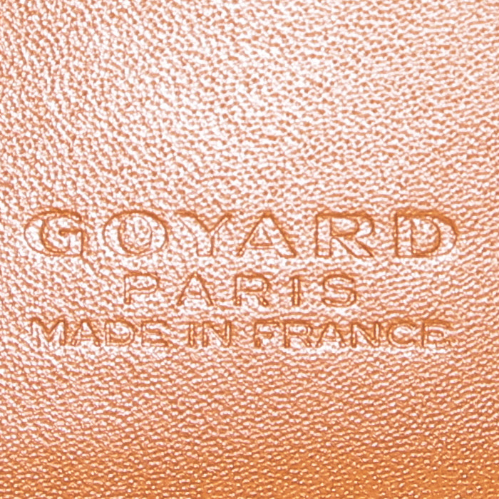 Billetera Goyard   en tela Goyardine marrón - Detail D3