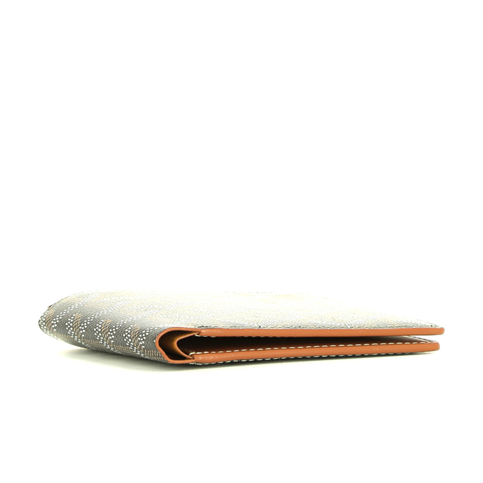 Goyard   wallet  in brown Goyard canvas - Detail D4