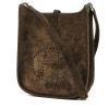 Hermès  Mini Evelyne shoulder bag  in brown doblis calfskin - 00pp thumbnail