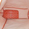 Goyard  Saint-Louis shopping bag  in orange Goyard canvas  and orange leather - Detail D2 thumbnail