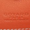 Goyard  Saint-Louis shopping bag  in orange Goyard canvas  and orange leather - Detail D3 thumbnail