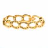 Bracelet articulé Hermès  en or jaune et or blanc - 360 thumbnail