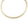 Chanel Matelassé linked necklace in yellow gold and diamonds - 00pp thumbnail