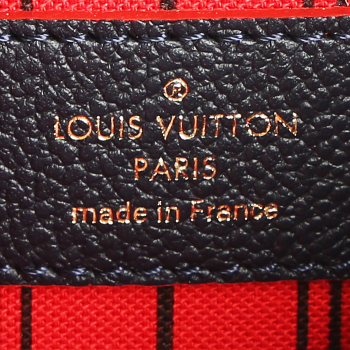 Bolso bandolera Louis Vuitton  Metis en cuero monogram huella azul y rojo - Detail D4