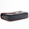 Louis Vuitton  Metis shoulder bag  in blue and red empreinte monogram leather - Detail D5 thumbnail