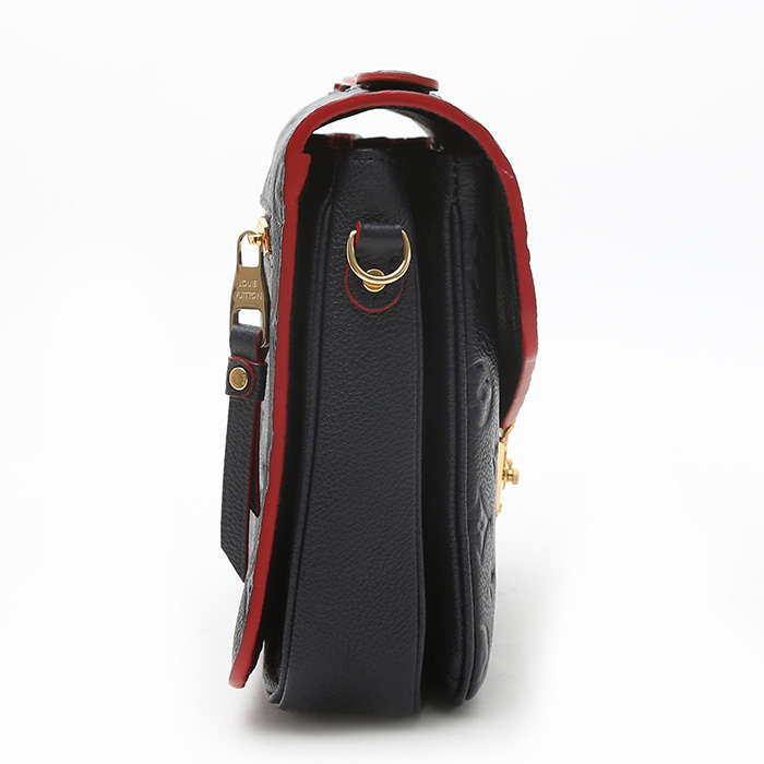 Bolso bandolera Louis Vuitton  Metis en cuero monogram huella azul y rojo - Detail D7