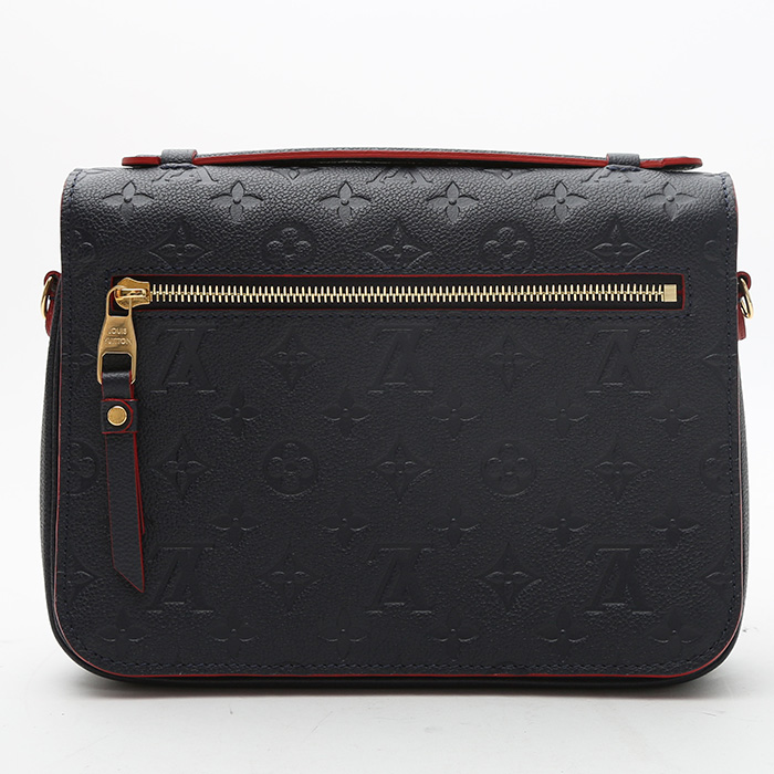 Borsa a tracolla Louis Vuitton  Metis in pelle monogram con stampa blu e rossa - Detail D8