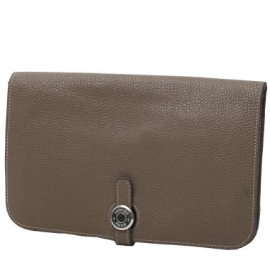 HERMES Dogon Duo Etope Leather Wallet Set - 2009