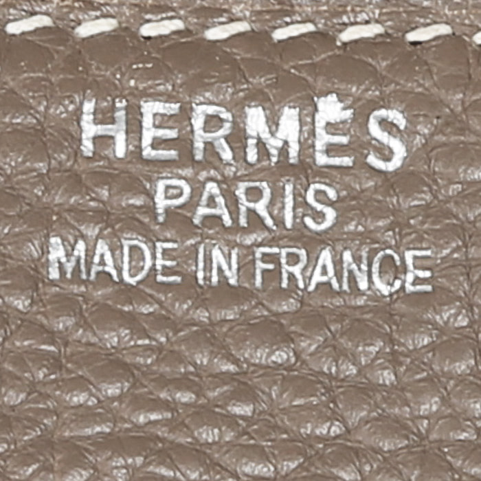 Sac à main Hermès  Birkin 35 cm en cuir togo étoupe - Detail D4