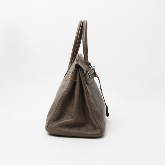 Sac à main Hermès  Birkin 35 cm en cuir togo étoupe - Detail D7