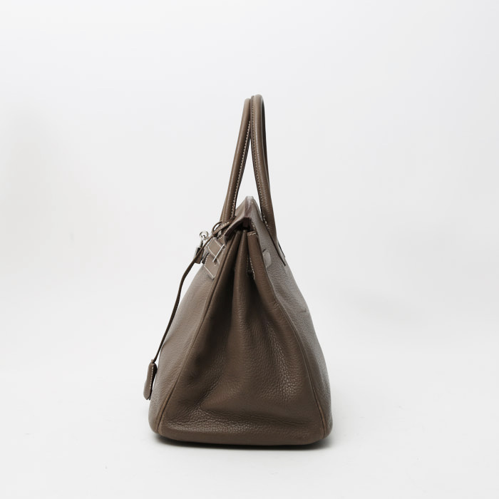 Sac à main Hermès  Birkin 35 cm en cuir togo étoupe - Detail D8