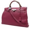 Hermès  Kelly 40 cm handbag  in purple togo leather - 00pp thumbnail