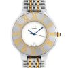 Reloj Cartier Must 21 de acero y oro chapado Ref : 126000P Circa 1990 - 00pp thumbnail