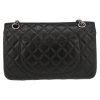 Chanel  Chanel 2.55 handbag  in black quilted leather - Detail D7 thumbnail