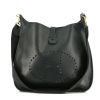 Hermès  Evelyne shoulder bag  in navy blue epsom leather - 360 thumbnail