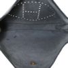 Hermès  Evelyne shoulder bag  in navy blue epsom leather - Detail D2 thumbnail