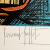 Bernard Buffet, "Deux barques", lithograph in colors on paper, signed and annotated EA, Saint-Tropez serie, of 1979 - Detail D2 thumbnail