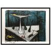 Bernard Buffet, "Nature morte aux compotier" ("Still life to the stew"), lithograph in colors on paper, signed and annotated EA, of 1980 - 00pp thumbnail