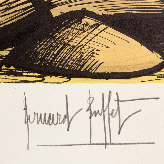 Bernard Buffet (1928-1999), Le Phare de Guilvinec - 1983, Lithographie en couleurs sur papier