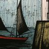 Bernard Buffet, "Bateau de pêche" ("Fishing boat"), lithograph in colors on paper, signed and annotated EA, of 1984 - Detail D1 thumbnail