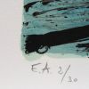 Bernard Buffet, "Bateau de pêche" ("Fishing boat"), lithograph in colors on paper, signed and annotated EA, of 1984 - Detail D3 thumbnail