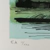 Bernard Buffet (1928-1999), Moulin hollandais - 1985, Lithograph in colors on paper - Detail D3 thumbnail