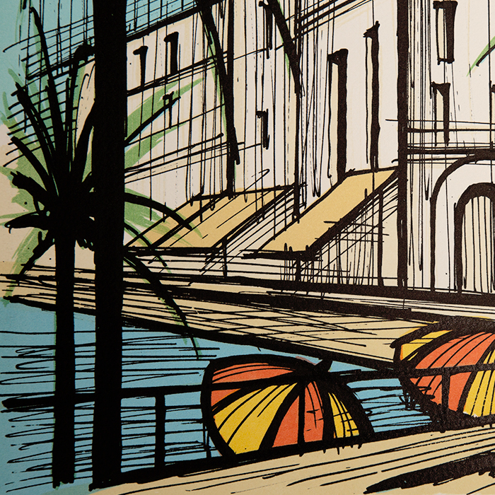 Bernard Buffet (1928-1999), Le Negresco - 1986 - Detail D1