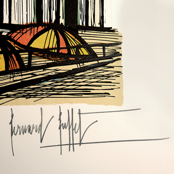 Bernard Buffet (1928-1999), Le Negresco - 1986 - Detail D2