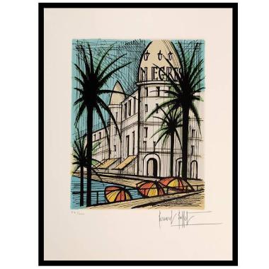 Bernard Buffet (1928-1999), Le Negresco - 1986