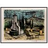 Bernard Buffet, "La fontaine de la Baume", lithograph in colors on paper, signed and annotated EA, of 1987 - 00pp thumbnail