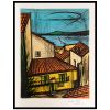 Bernard Buffet, "Saint-Tropez, les toits et la baie", lithograph in colors on paper, signed and annotated EA, of 1991 - 00pp thumbnail