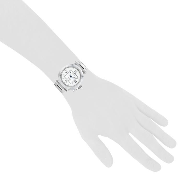 Cartier Pasha  in stainless steel Ref: Cartier - 2475  Circa 2000 - Detail D1