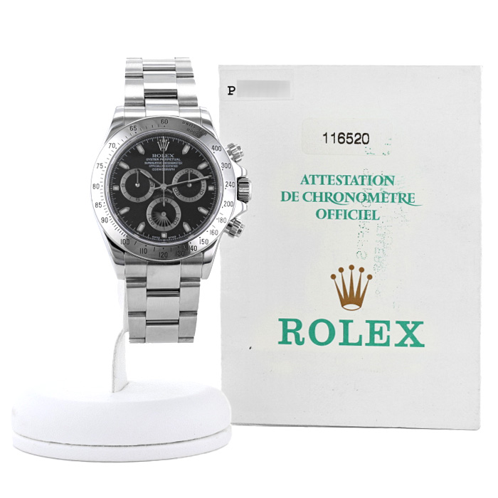 Montre Rolex Daytona Automatique en acier Ref: Rolex - 116520  Vers 2002 - Detail D2