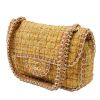 Chanel  Editions Limitées handbag  in yellow mustard quilted tweed - 00pp thumbnail