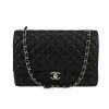 Borsa Chanel  Timeless Maxi Jumbo in pelle martellata e trapuntata nera - 360 thumbnail