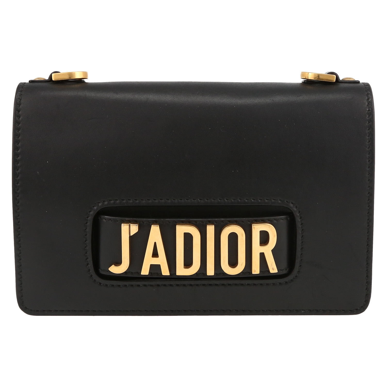 Dior J'Adior handbag in black leather - Detail D2