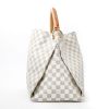 Louis Vuitton  Artsy medium model  handbag  in azur damier canvas  and natural leather - Detail D6 thumbnail