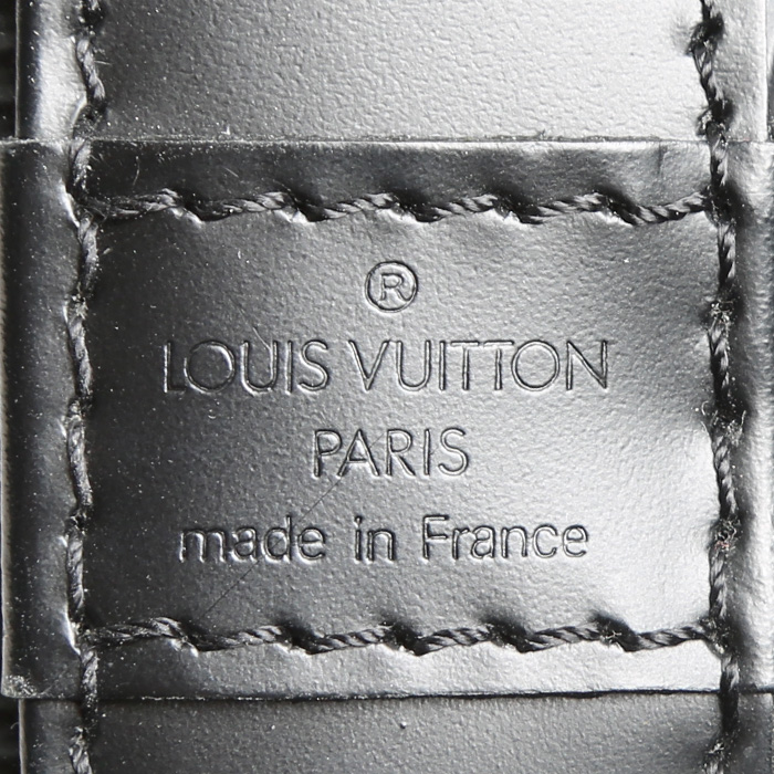 Bolso de mano Louis Vuitton  Alma modelo pequeño  en cuero Epi negro - Detail D3