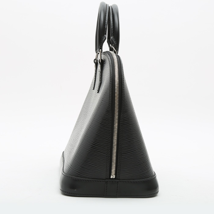 Bolso de mano Louis Vuitton  Alma modelo pequeño  en cuero Epi negro - Detail D6