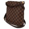 Louis Vuitton  Musette shoulder bag  in ebene damier canvas  and brown leather - Detail D5 thumbnail