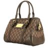 Louis Vuitton  Berkeley handbag  in ebene damier canvas  and brown leather - 00pp thumbnail