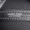 Hermès  Garden Party shopping bag  in black canvas  and black leather - Detail D4 thumbnail