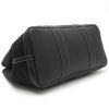 Shopping bag Hermès  Garden Party in tela nera e pelle nera - Detail D5 thumbnail