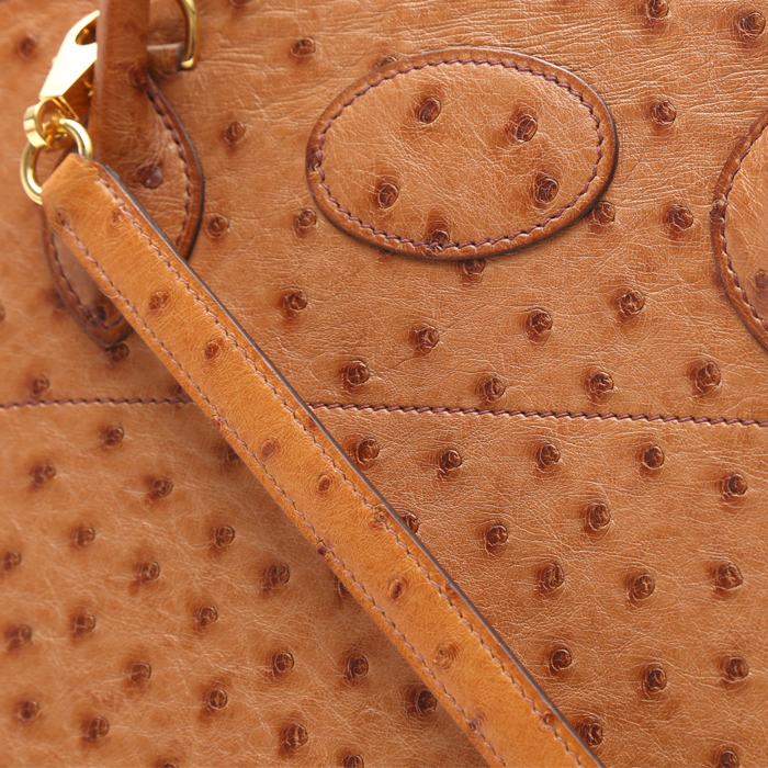 Borsa Hermès  Bolide 31 cm in struzzo gold - Detail D1