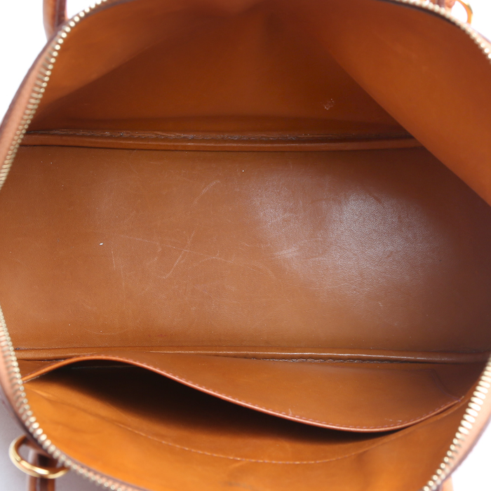 Sac à main Hermès  Bolide 31 cm en autruche gold - Detail D3