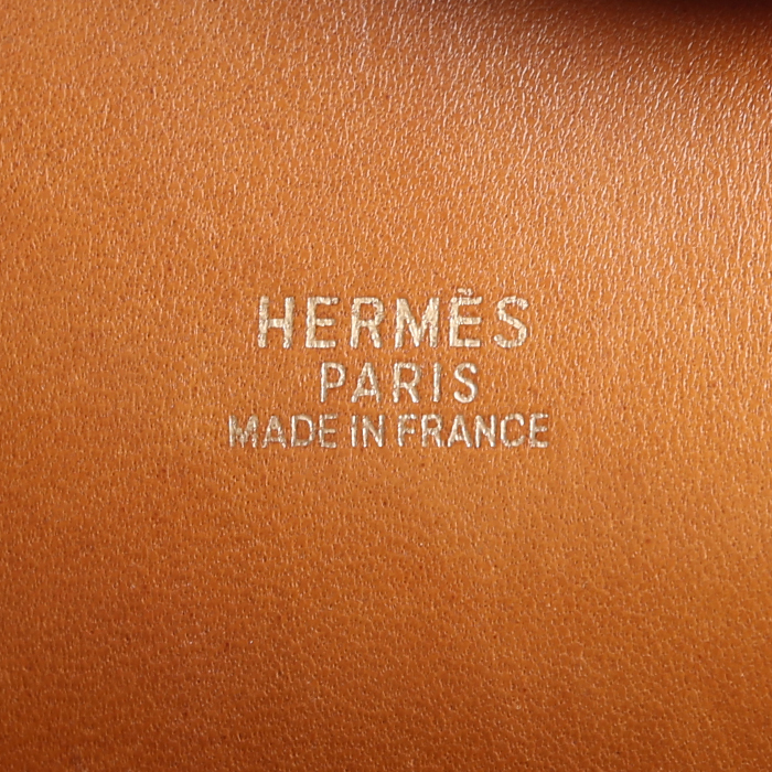 Sac à main Hermès  Bolide 31 cm en autruche gold - Detail D4