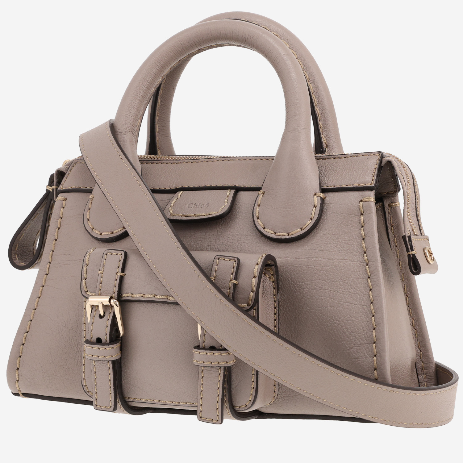 Chloé Edith handbag in grey leather