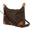 Louis Vuitton  Boulogne shoulder bag  in brown monogram canvas  and natural leather - 00pp thumbnail