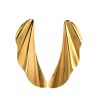 Paire de boucles d'oreilles Tiffany & Co High Tide en or jaune - 360 thumbnail