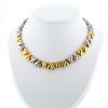Zolotas  necklace in 22 carats yellow gold and silver - 360 thumbnail